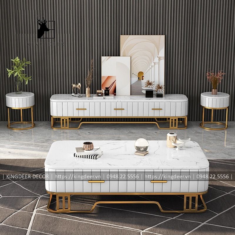 Kệ tivi Charity phong cách Bắc Âu, KTV-023