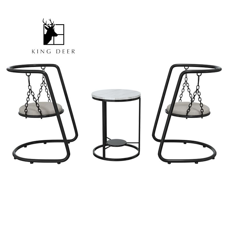 GBC-0034 Bộ bàn ghế ban công Dulcie phong cách Bắc Âu, GBC-003