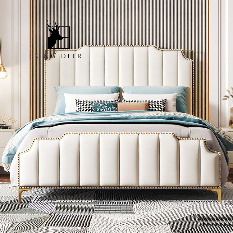 Giường ngủ Alethea phong cách Bắc Âu, GKD-001