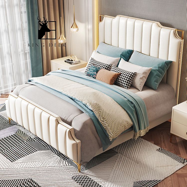 Giường ngủ Alethea phong cách Bắc Âu, GKD-001