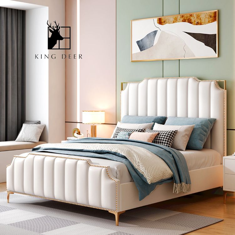 GKD-0015 Giường ngủ Alethea phong cách Bắc Âu, GKD-001