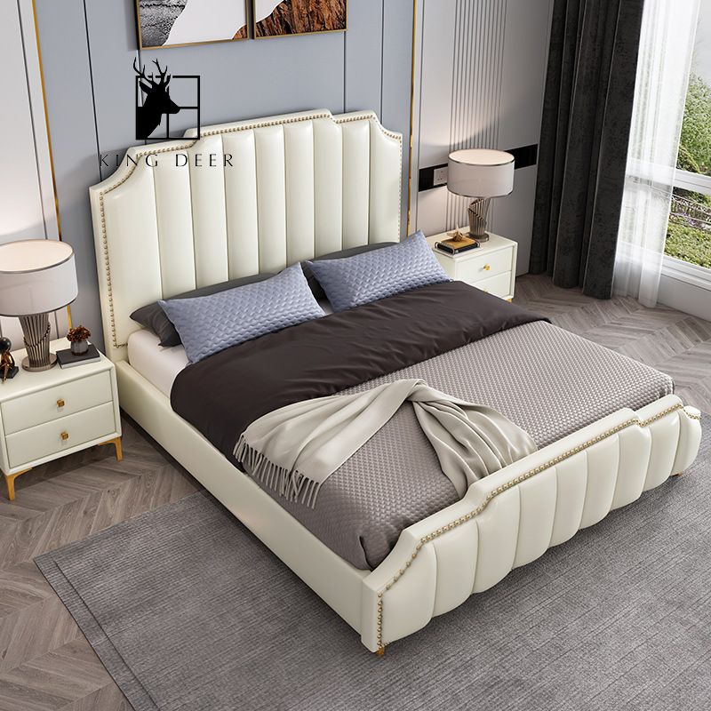 giường ngủ Fidelia phong cách Bắc Âu, GKD-002