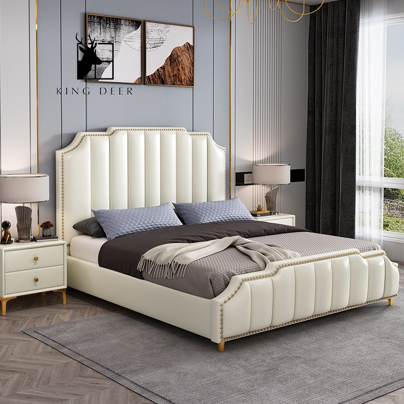 giường ngủ Fidelia phong cách Bắc Âu, GKD-002