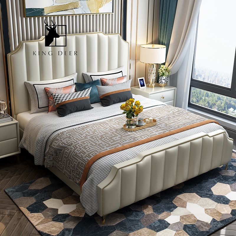 giường ngủ Fidelia phong cách Bắc Âu, GKD-002