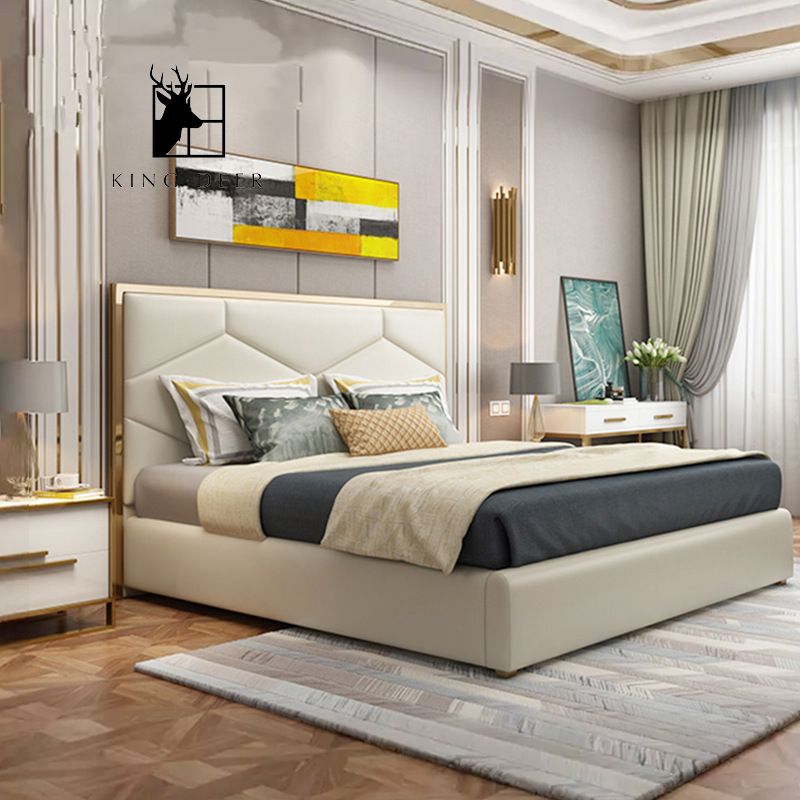 GKD-0042 Giường ngủ Viva phong cách Bắc Âu, GKD-004