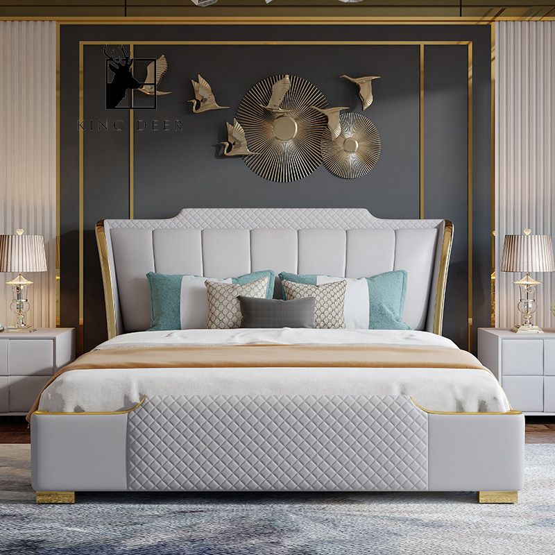 Giường ngủ phong cách Bắc Âu, GKD-006