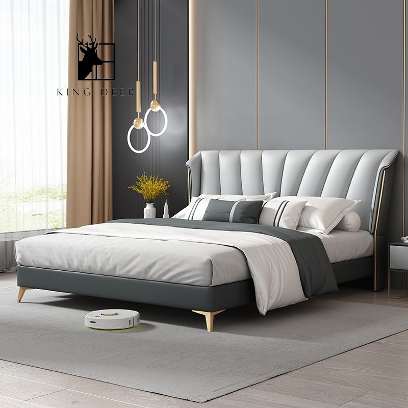 GKD-0091 Giường ngủ Farah phong cách Bắc Âu, GKD-009