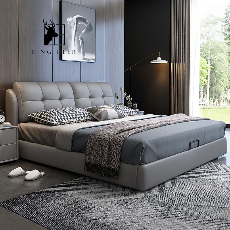 Giường ngủ Letitia phong cách Bắc Âu, GKD-010