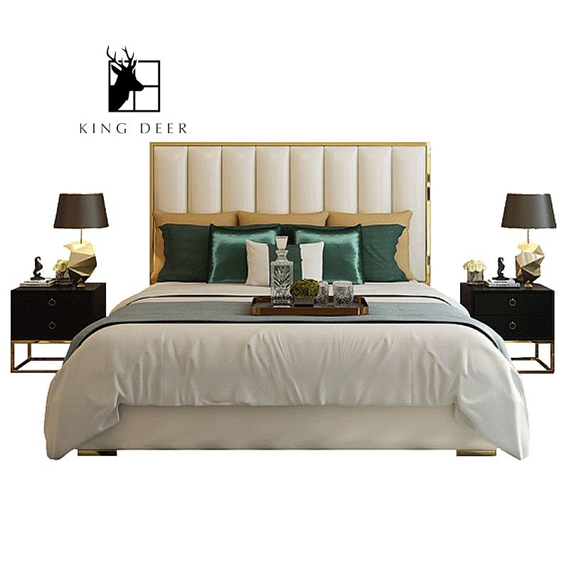 GKD-0143 Giường ngủ phong cách Bác Âu, GKD-014