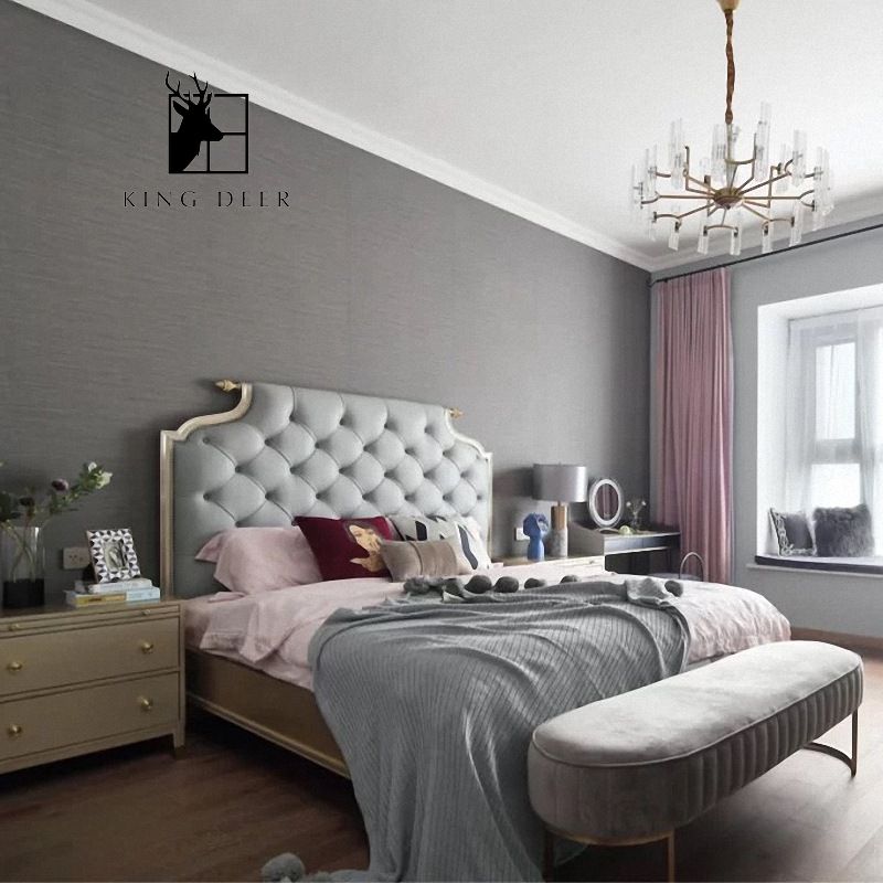 Giường ngủ Florence phong cách tân cổ điển, GKD-015