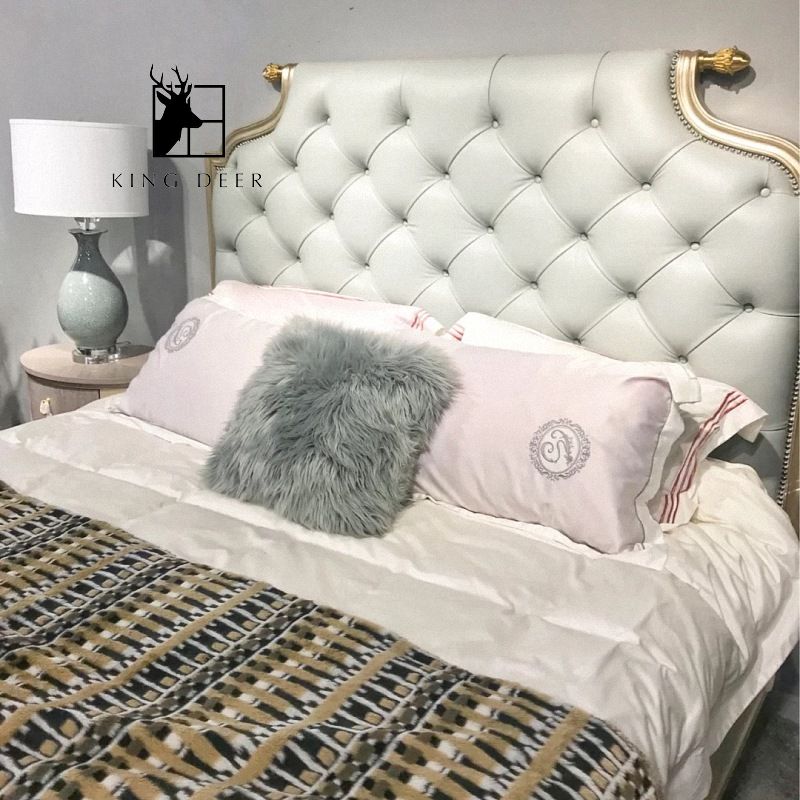 GKD-0154 Giường ngủ Florence phong cách tân cổ điển, GKD-015