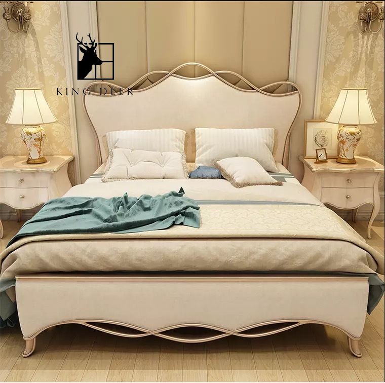 Giường ngủ Genevieve phong cách tân cổ điển, GKD-016