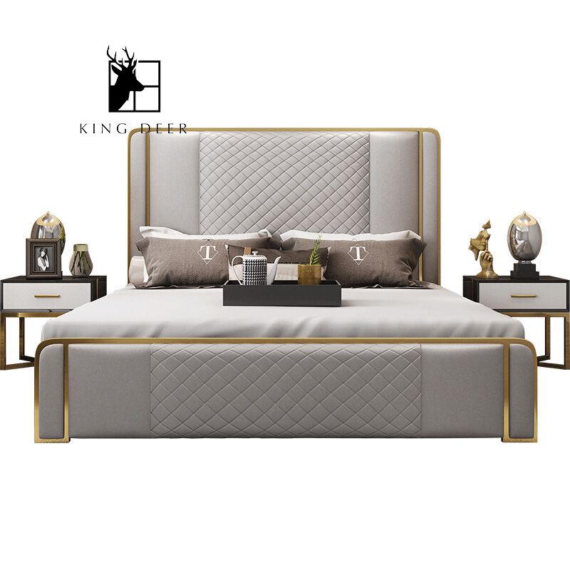 GKD-0181 Giường ngủ Gladys phong cách tân cổ điển, GKD-018