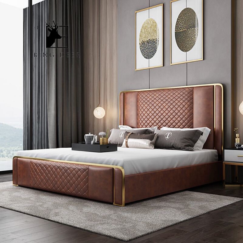 Giường ngủ Gladys phong cách tân cổ điển, GKD-018