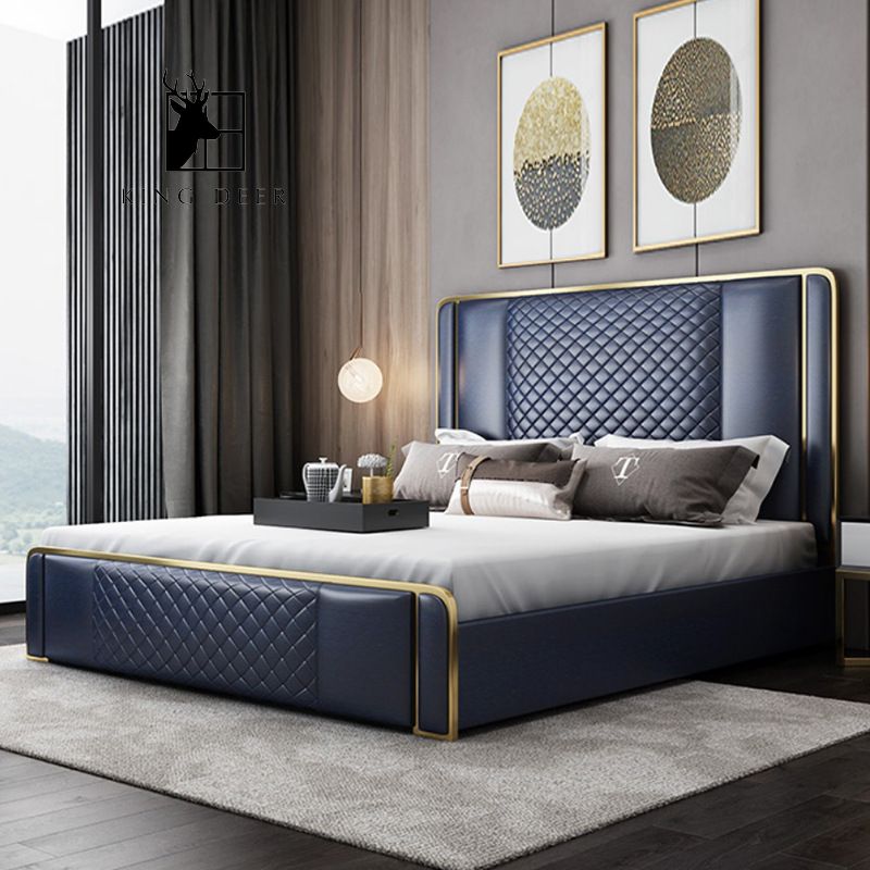 GKD-0184 Giường ngủ Gladys phong cách tân cổ điển, GKD-018