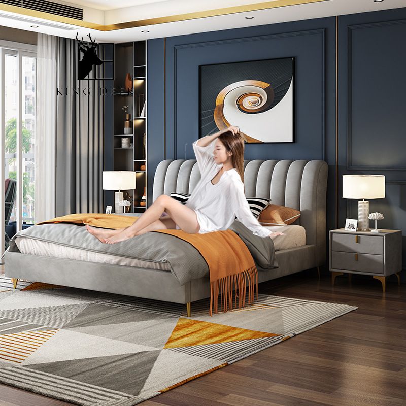 Giường ngủ phong cách Bắc Âu, GKD-019