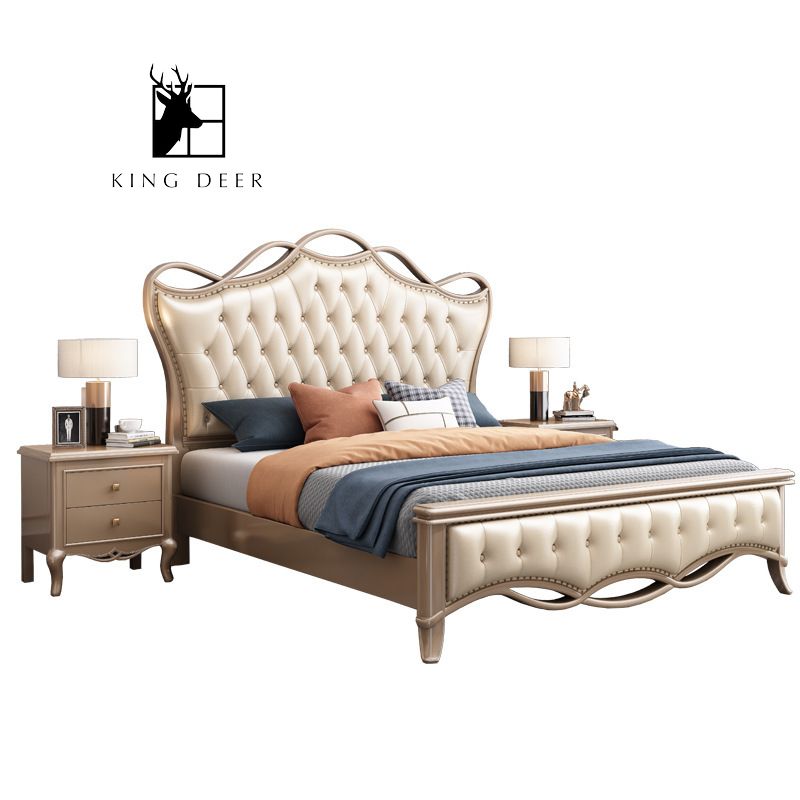 GKD-0301 Giường ngủ Mirabel tân cổ điển , GKD-030