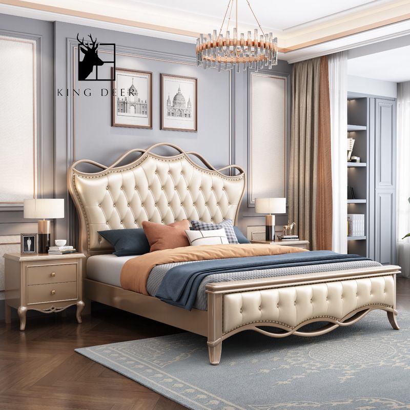 Giường ngủ Mirabel tân cổ điển , GKD-030