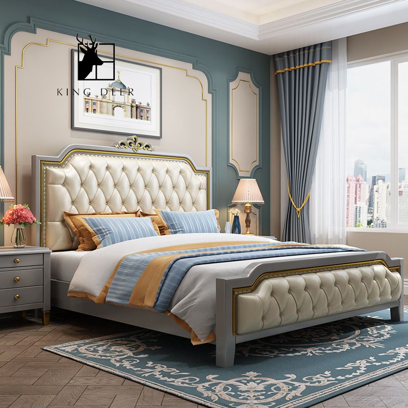 Giường ngủ Odette tân cổ điển , GKD-031