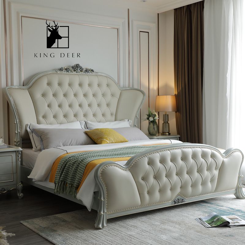 Giường ngủ Xavia phong cách tân cổ điển, GKD-037