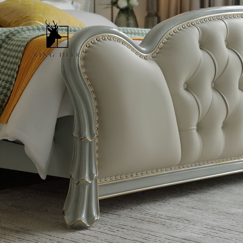 GKD-0375 Giường ngủ Xavia phong cách tân cổ điển, GKD-037