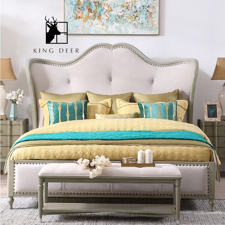 Giường ngủ Martha phong cách tân cổ điển, GKD-038