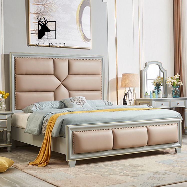 Giường ngủ Ladonna phong cách tân cổ điển, GKD-041