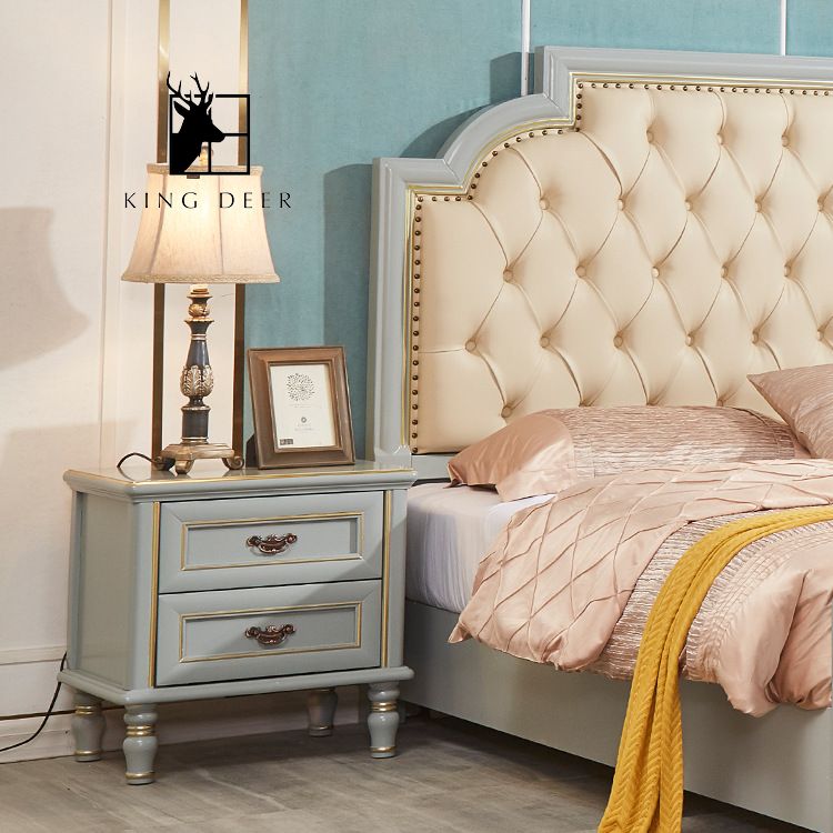 Giường ngủ Orla phong cách tân cổ điển, GKD-042