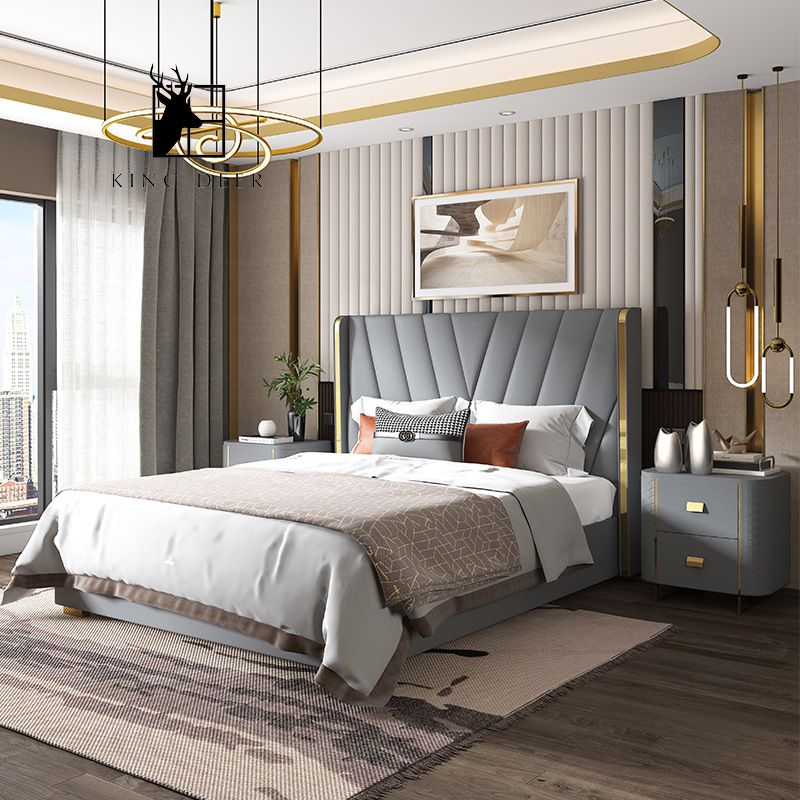 GKD-0431 Giường ngủ Pandora phong cách tân cổ điGiường ngủ Pandora phong cách tân cổ điển, GKD-043ển, GKD-043