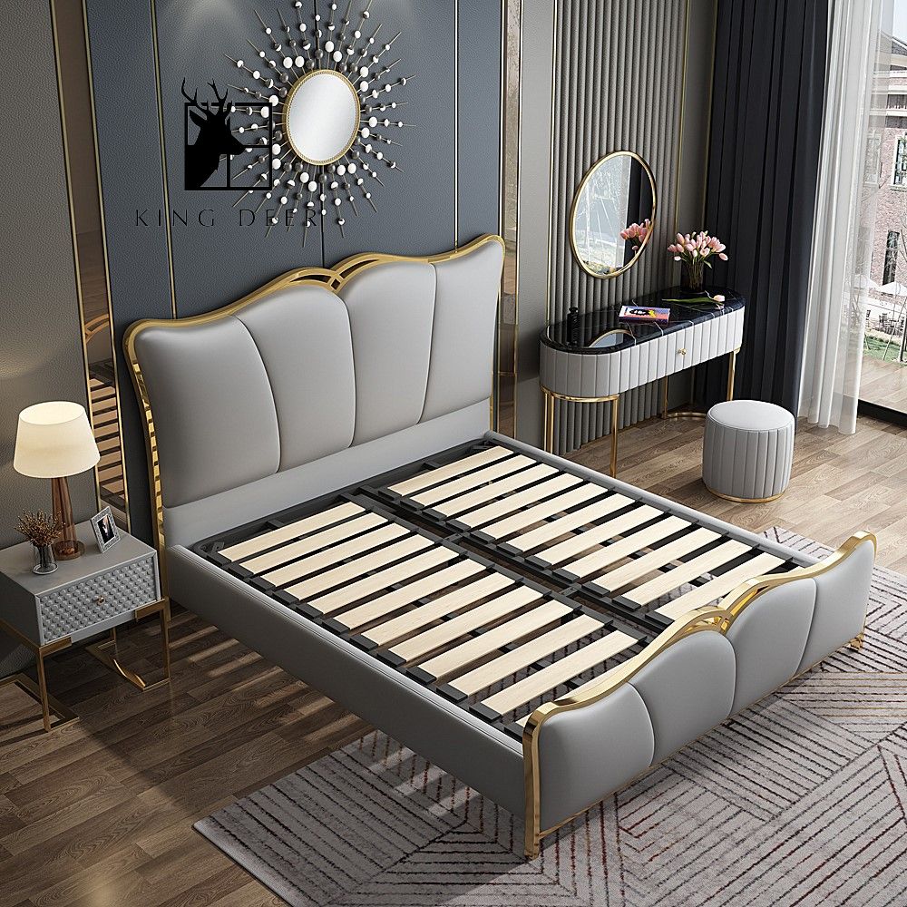 GKD-0442 Giường ngủ Phoebe phong cách tân cổ điển, GKD-044