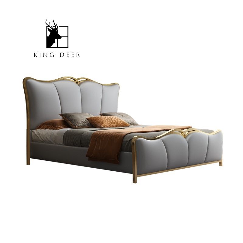 GKD-0443 Giường ngủ Phoebe phong cách tân cổ điển, GKD-044