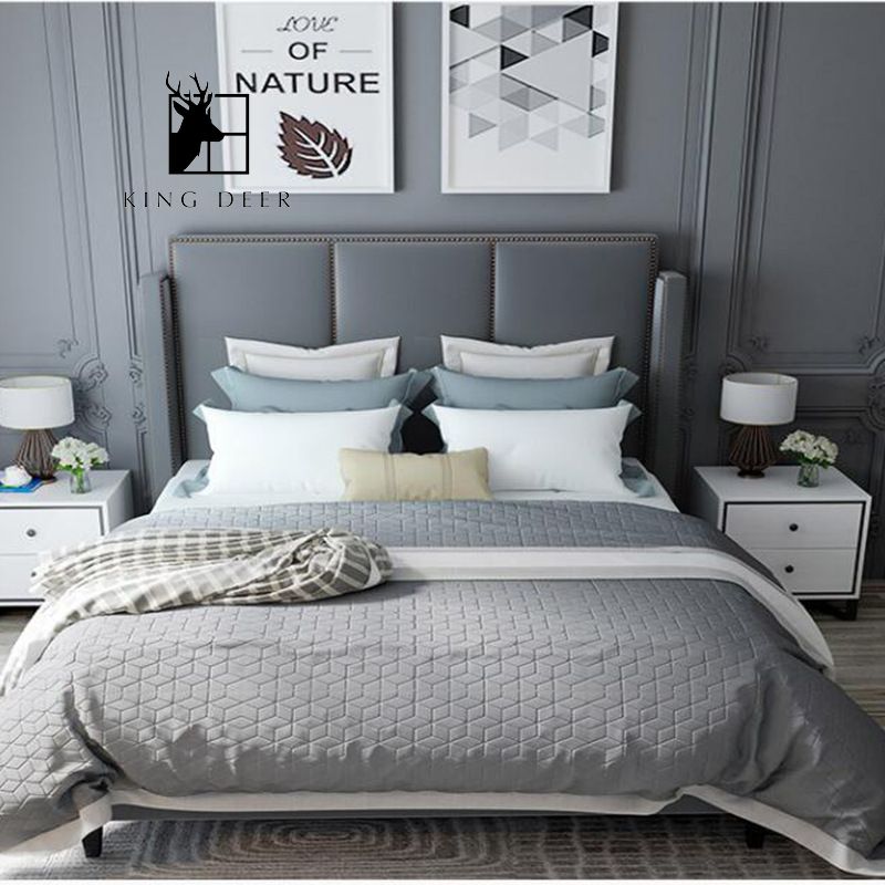 GKD-0453 Giường ngủ Rowena phong cách hiện đại, GKD-045