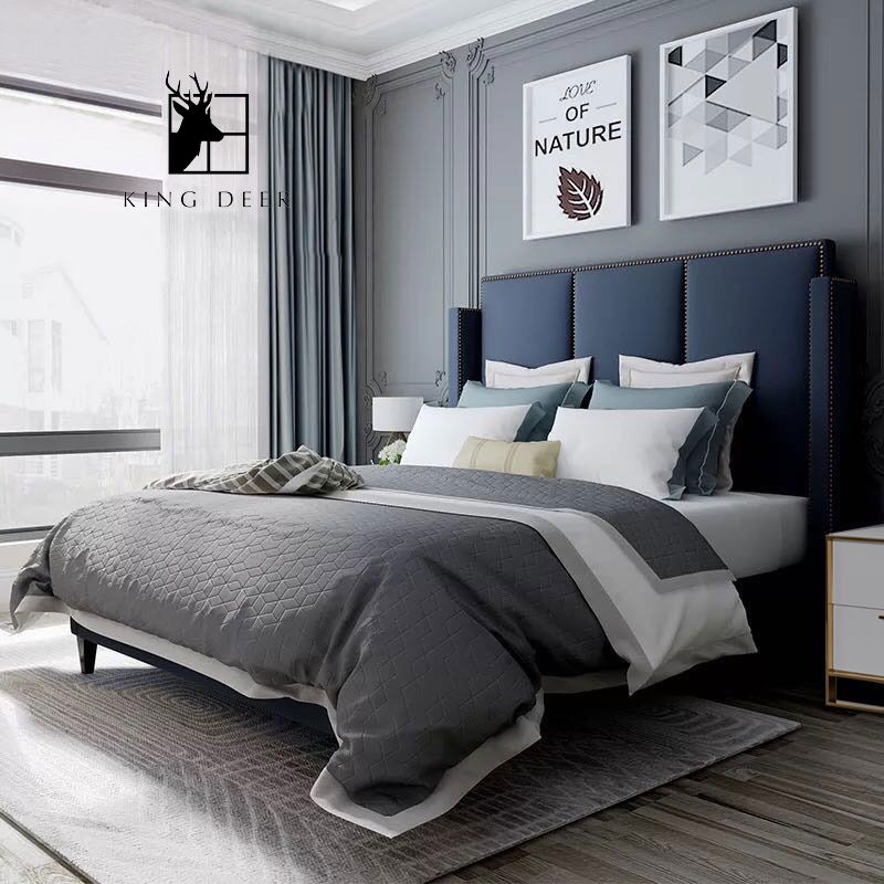 GKD-0456 Giường ngủ Rowena phong cách hiện đại, GKD-045