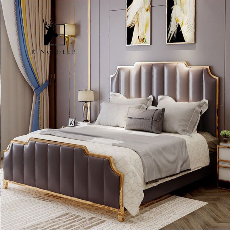 GKD-0511 Giường ngủ Sienna phong cách Bắc Âu hiện đại, GKD-051