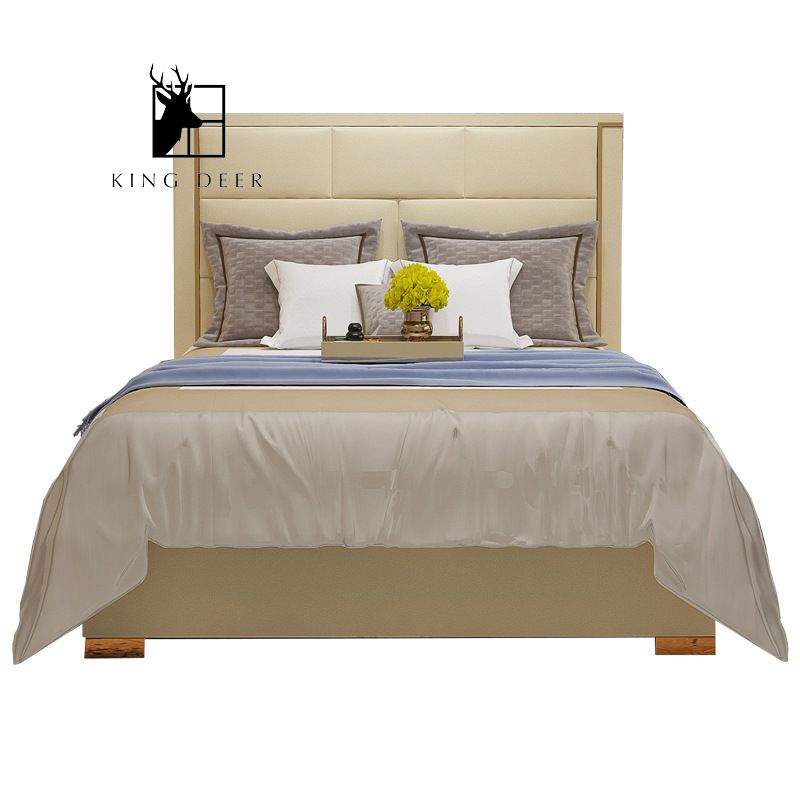 GKD-0524 Giường ngủ Gemma phong cách Bắc Âu hiện đại, GKD-052