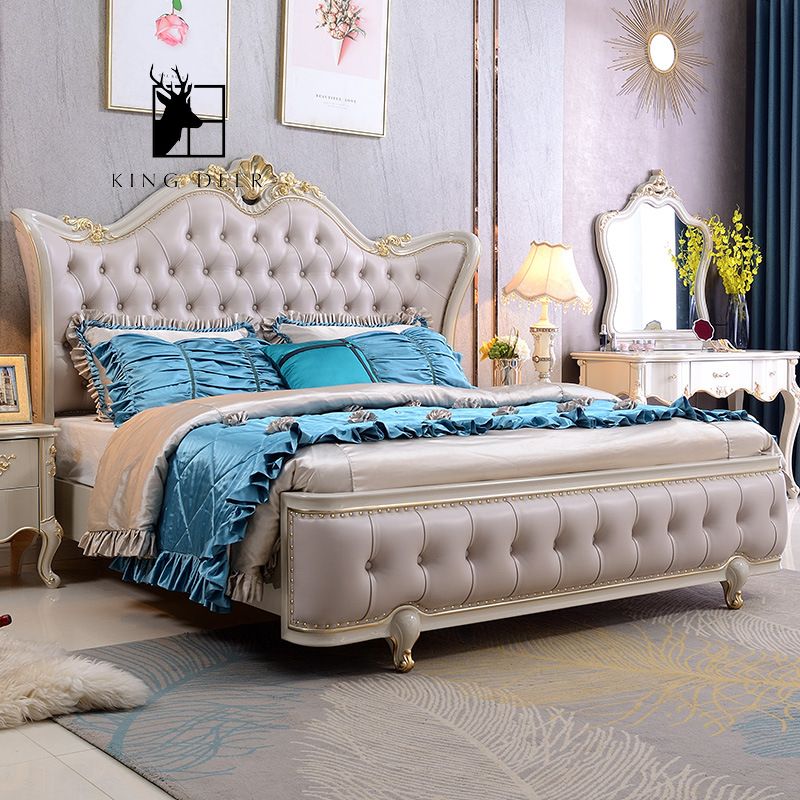 Giường tân cổ điển King Deer
