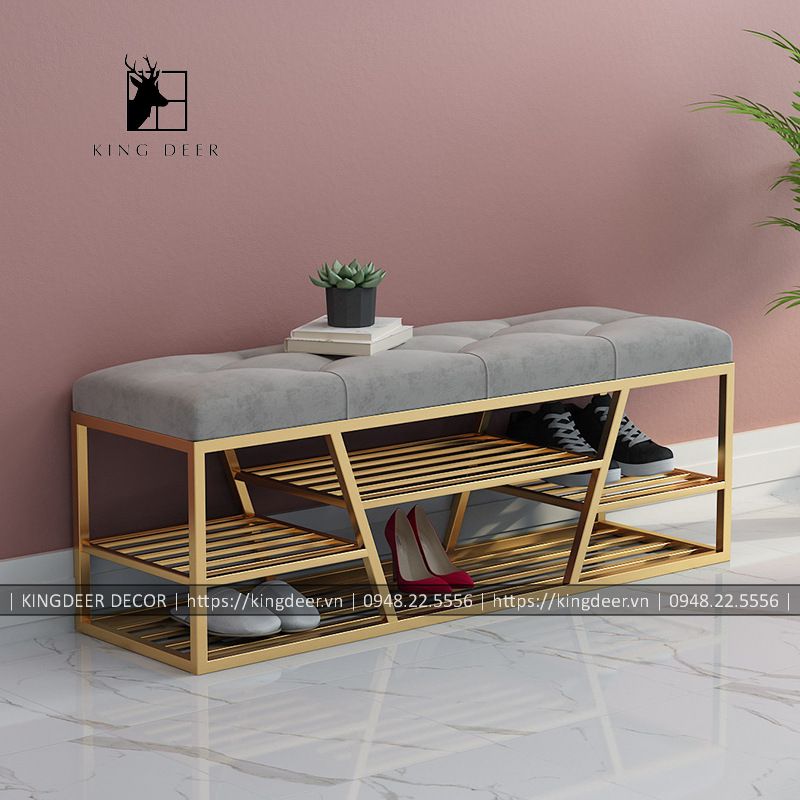 Ghế tủ giày EMILY thông minh 2021, GTG-004