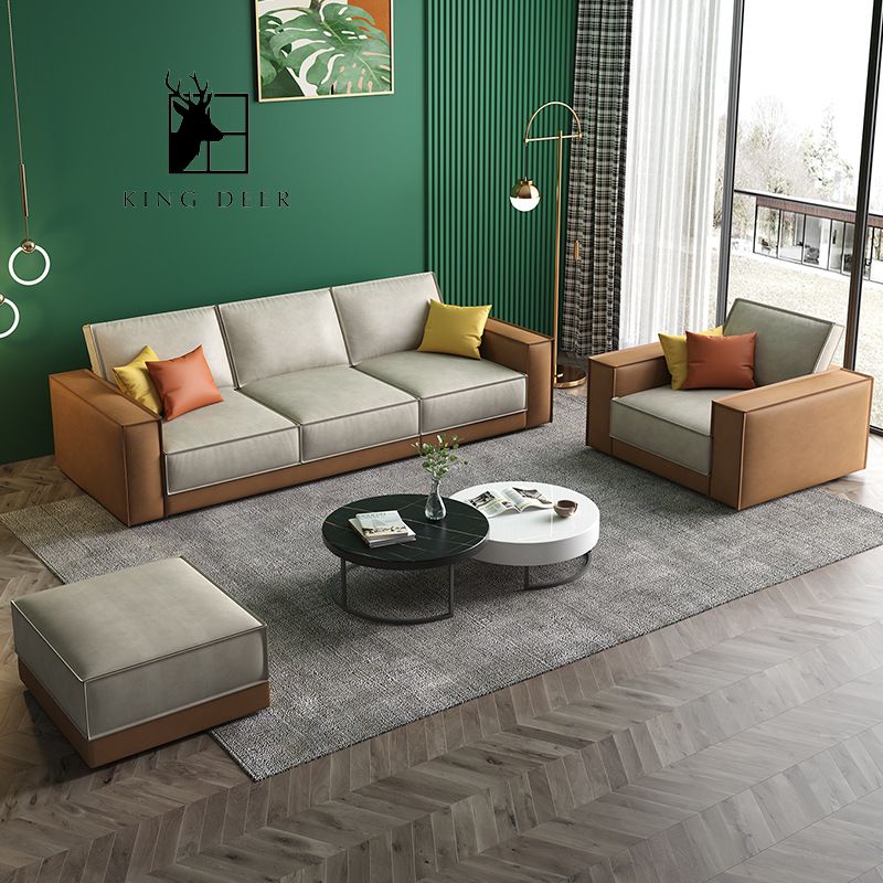 SFKD-0043 Ghế sofa Alida bọc da hiện đại, SFKD-004