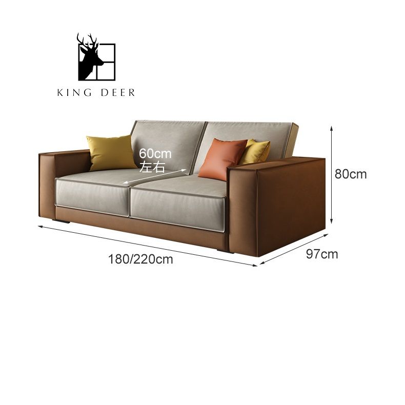 Ghế sofa Alida bọc da hiện đại, SFKD-004