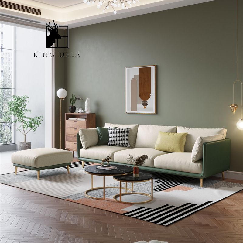 SFKD-0051 Ghế sofa Anthea bọc da hiện đại, SFKD-005