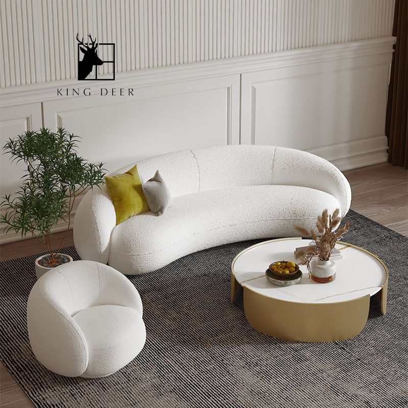 Ghế sofa Esther bọc nỉ nhung hiện đại, SFKD-010
