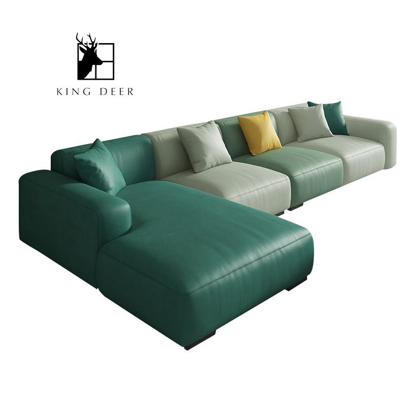 SFKD-0121 Ghế sofa Lily bọc da hiện đại, SFKD-012