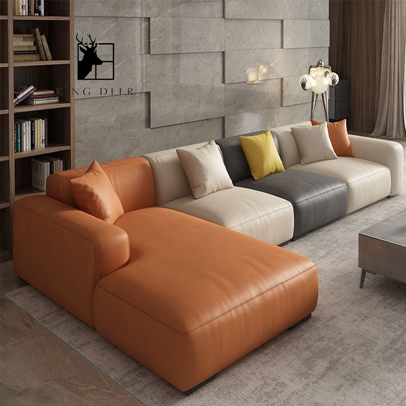 Ghế sofa Lily bọc da hiện đại, SFKD-012