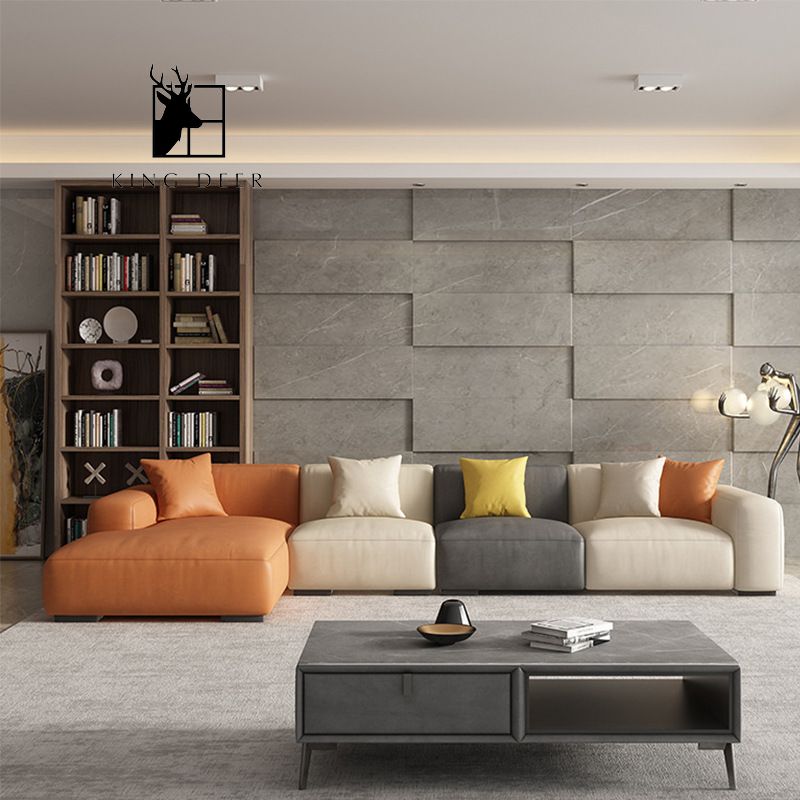 Ghế sofa Lily bọc da hiện đại, SFKD-012