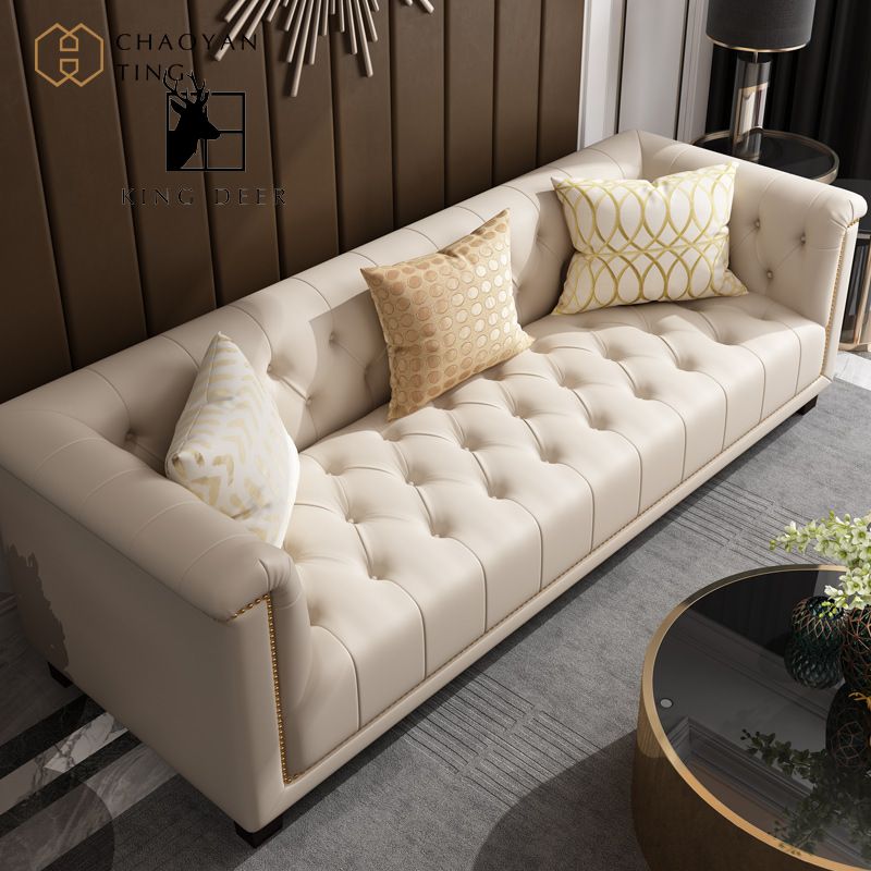 Ghế sofa Violet bọc da hiện đại, SFKD-016
