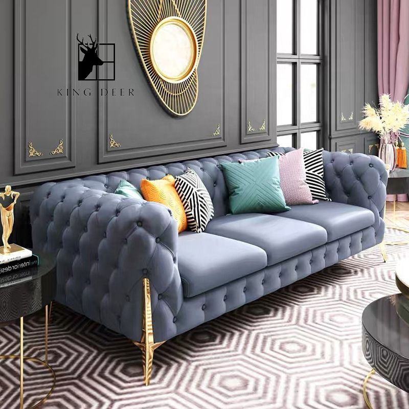 Ghế sofa Jasmine bọc da hiện đại, SFKD-017