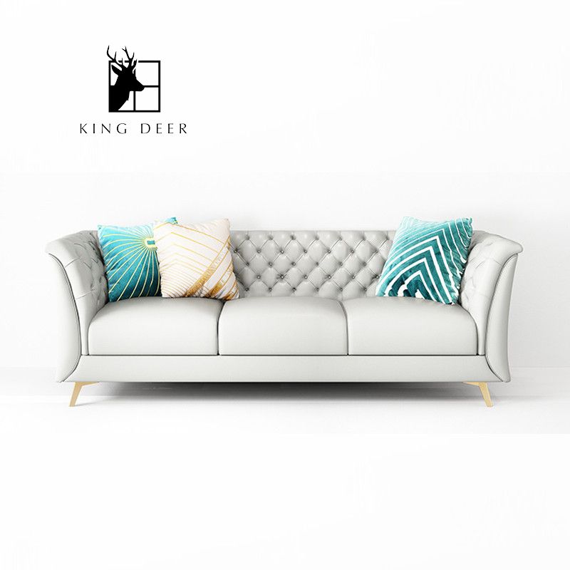 SFKD-0182 Ghế sofa Layla bọc da hiện đại, SFKD-018
