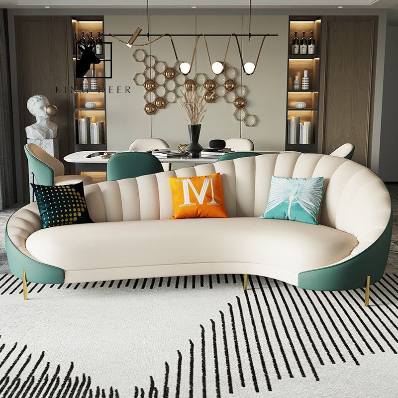 Ghế sofa Roxana bọc da hiện đại, SFKD-019