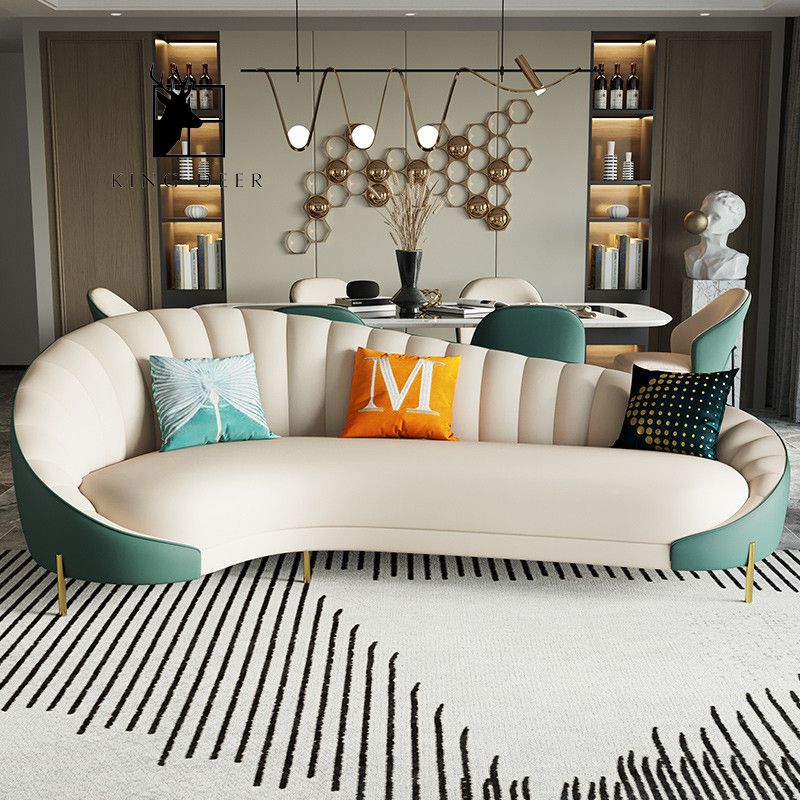 Ghế sofa Roxana bọc da hiện đại, SFKD-019