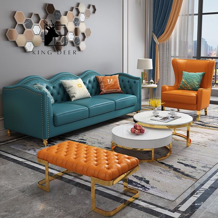 SFKD-0212 Ghế sofa Sterling bọc da hiện đại, SFKD-021